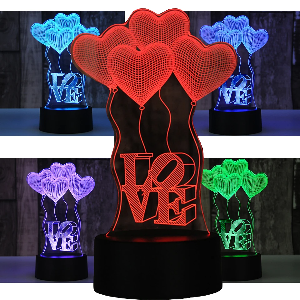 Tronzo День Святого Валентина подарок для девушки я люблю тебя Красочная 3D