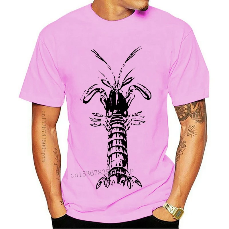 

Mens Mantis Shrimp Vintage Print T-Shirt Large Olive