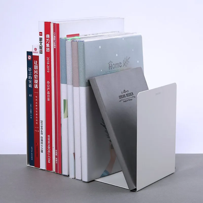 Deli 2 шт. металлическая подставка для книг креативный простой книжный держатель