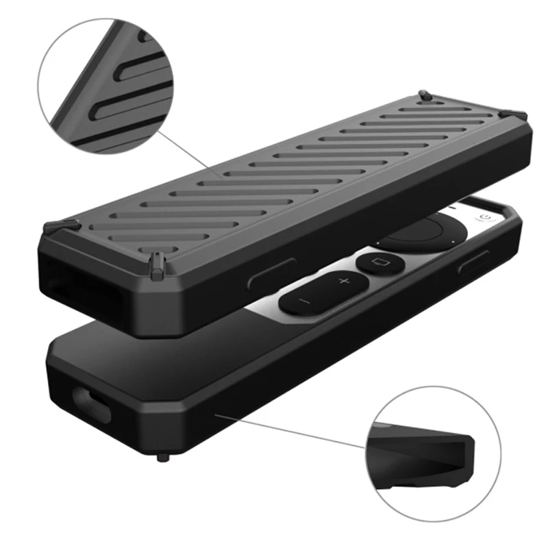 

Protective Silicone Cover For Smart TV 4K 4th Gen Siri Remote Controller Case