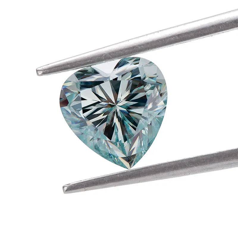 Незакрепленные камни из муассанита настоящий бесцветный бриллиант VVS1 яркий