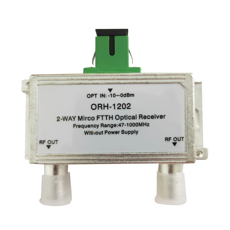

10PCS/lot Gecen 2 way 47-1000MHz ORH-1202 mini FTTH negative optical receiver
