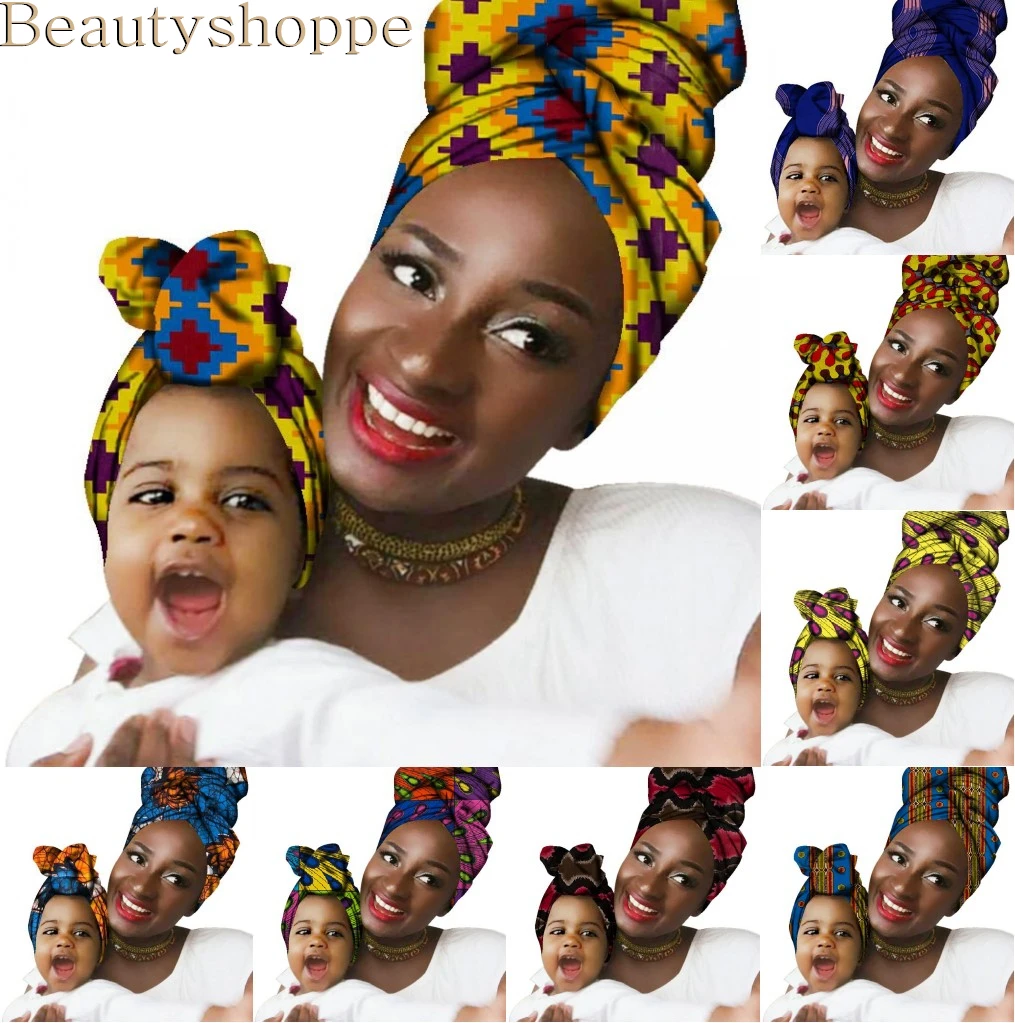 Национальный декоративный шарф шали для женщин и детей африканская повязка на