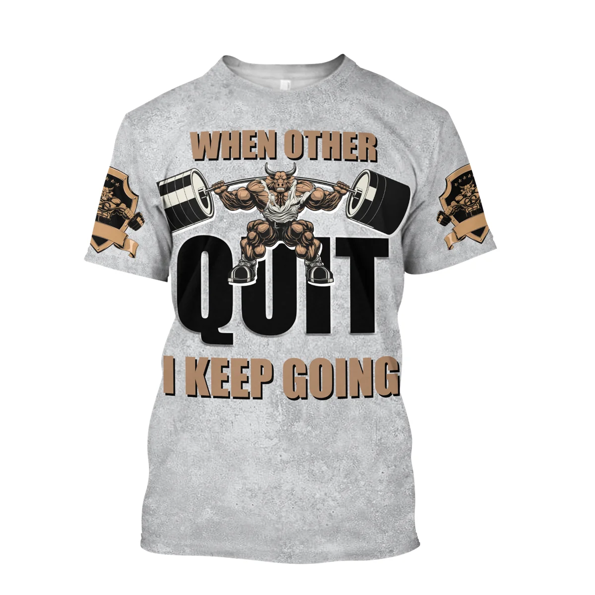 

Passion of a Bodybuilder T-shirt For Men Summer New Fashion 3D Harajuku Short Sleeve Casual Unisex O-Neck Top Dropshipping