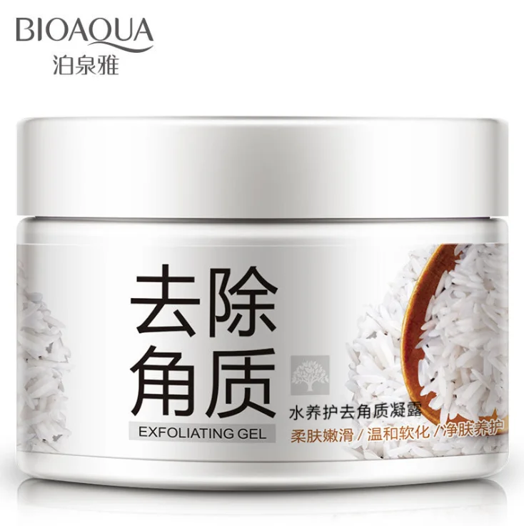 

120pcs BIOAQUA Facial Cleanser Natural Facial Exfoliator Exfoliating Whitening Brightening Peeling Cream Gel Face Scrub Removal
