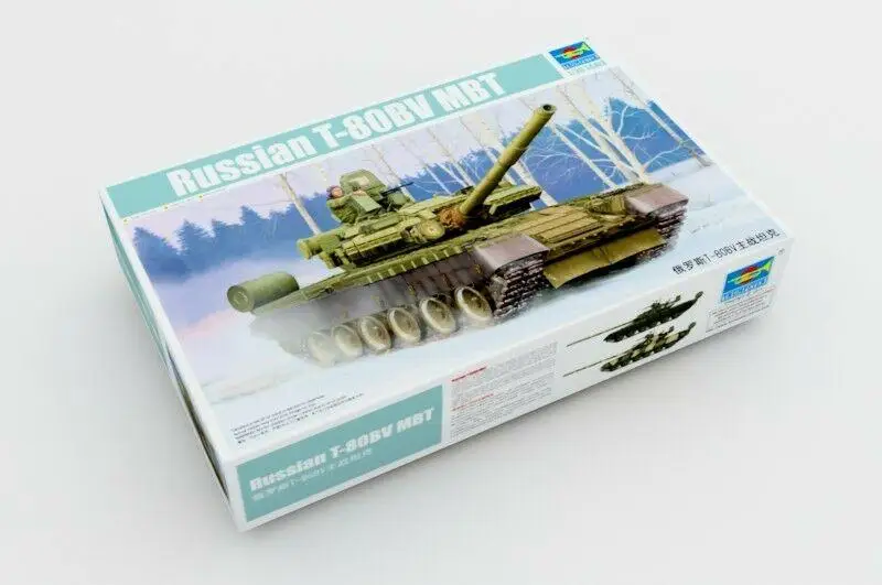 Модель Trumpeter комплект 05566 1/35 русский T-80BV MBT пластик