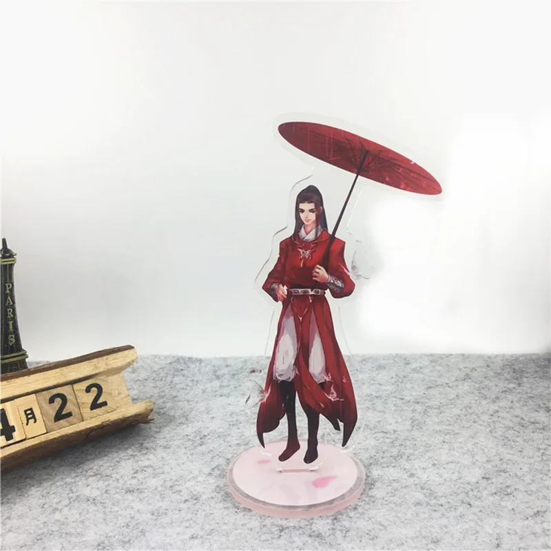 6 Tian Guan Ci Fu мультяшный акриловый брелок Hua cheng Xie lian, модный персонализированный брелок для ключей, аксессуары portachiavi Llavero 15 см - Цвет: 6