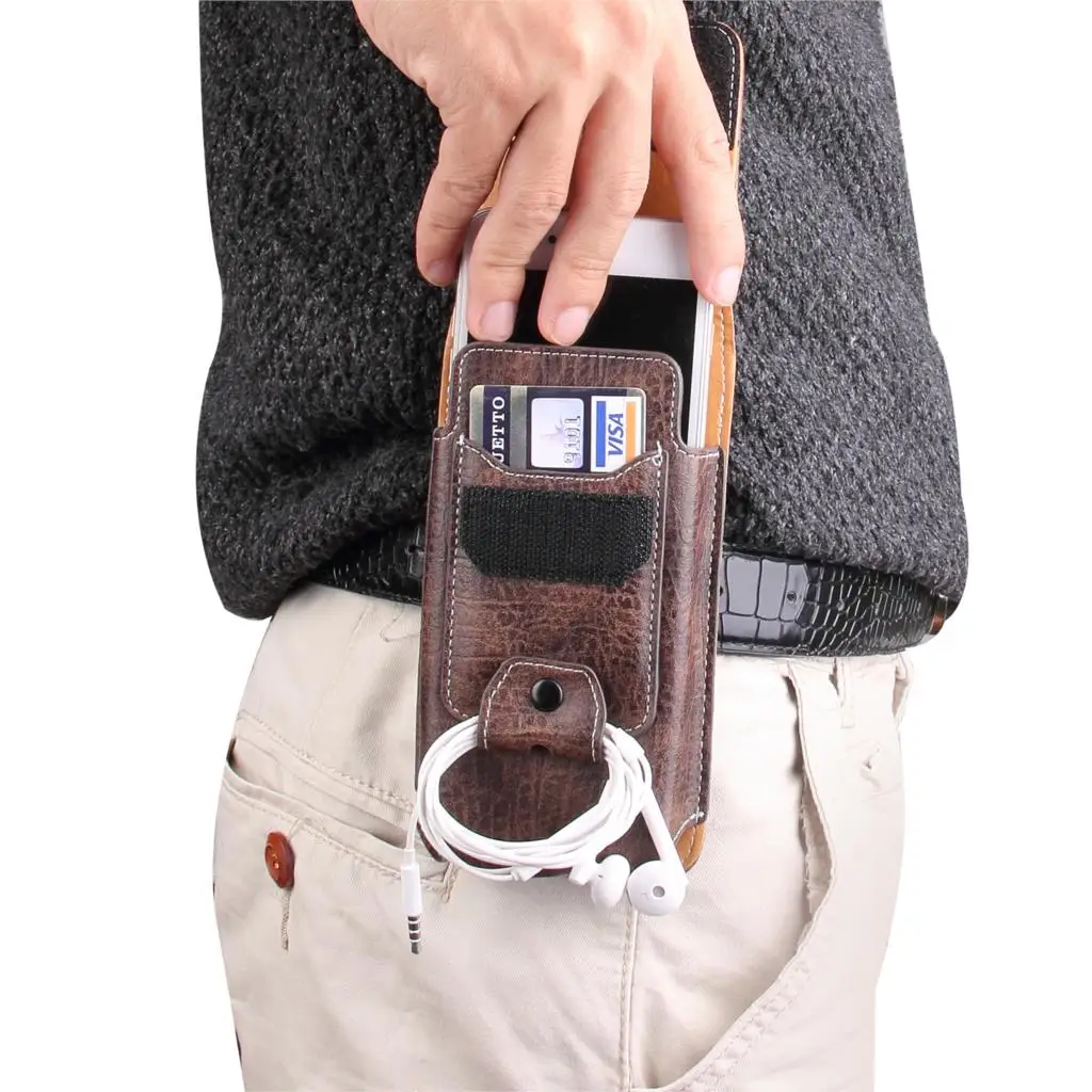 Универсальный кожаный чехол для телефона Blackview Breeze R7/P10000 Pro/Max 1/Zeta | Мобильные