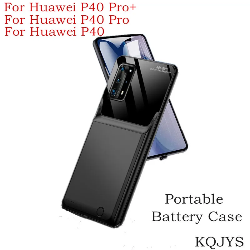 

6000mAh External Battery Charger Cases for Huawei P40 Pro Power Bank Battery Charging Cover for Huawei P40 Pro+ Battery Case