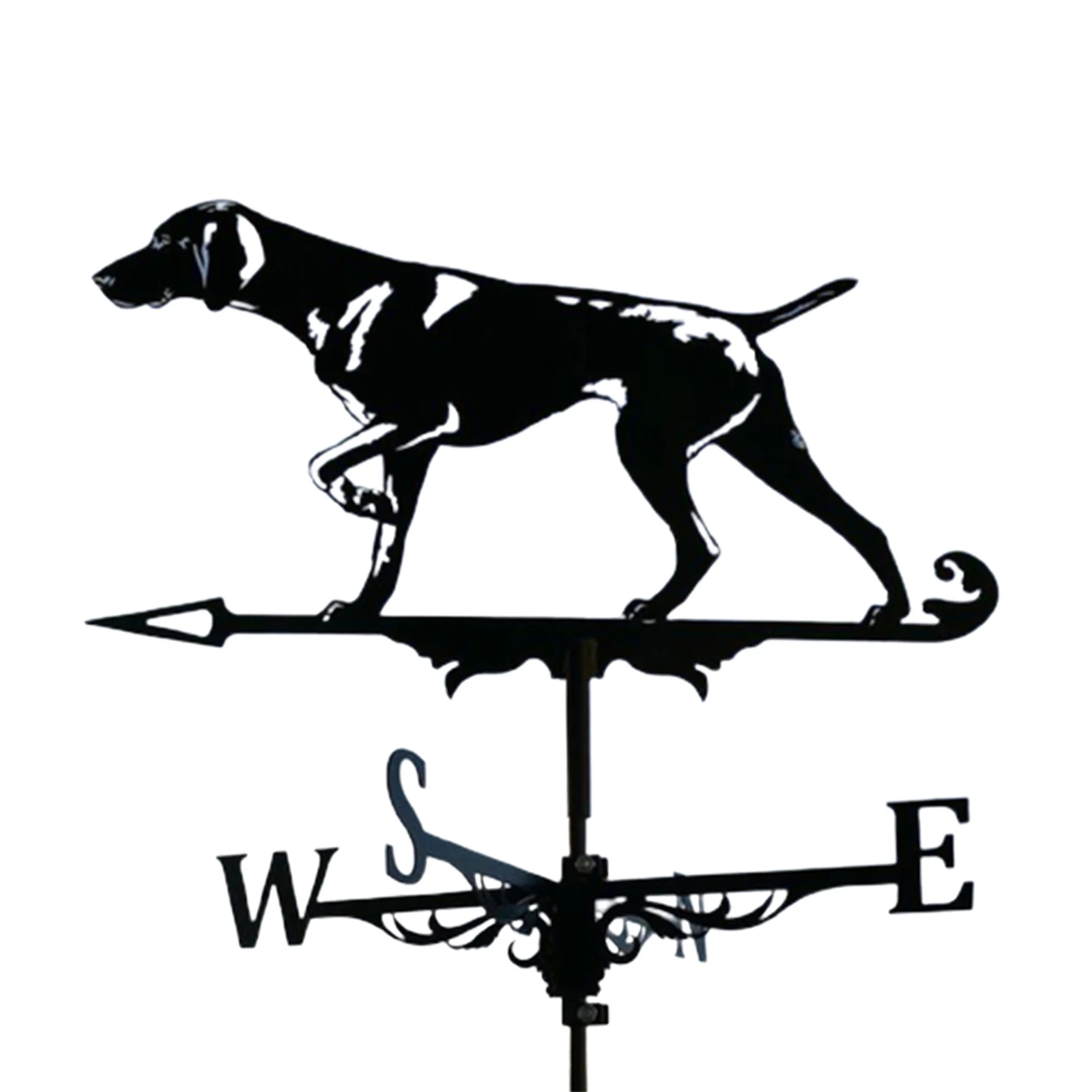 

Retro Weathervane Black Hound for Practical Home Garden Yard Crafts Ornament