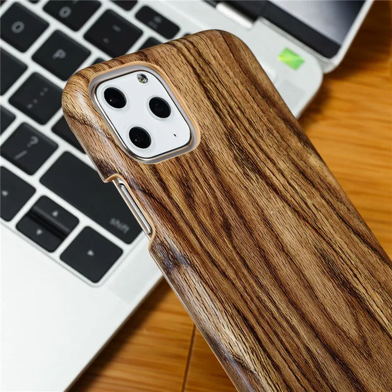 Для Iphone 11 por XS MAX XR X PU чехол роскошная деревянная зернистая защитная задняя панель для телефона чехол для iPhone 5 5S SE 6 6S 7 8 Plus Fundas