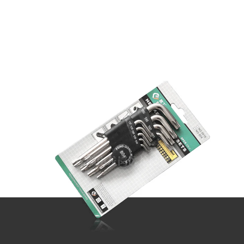 9 шт. шестигранник Аллен ключ гаечный набор инструментов Torx L ручка инструменты