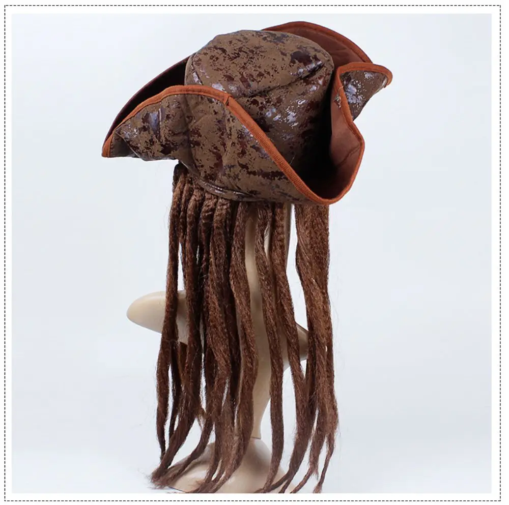 Пиратская шляпа парик для взрослых Косплей головные уборы|Аксессуары костюмов| |