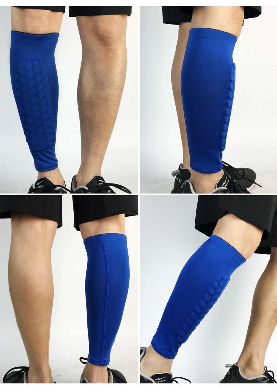1pcs Honeycomb Shin Guard Professional Football Shields Soccer Legging Shinguards Leg Sleeves Protective Gear Sports Protector