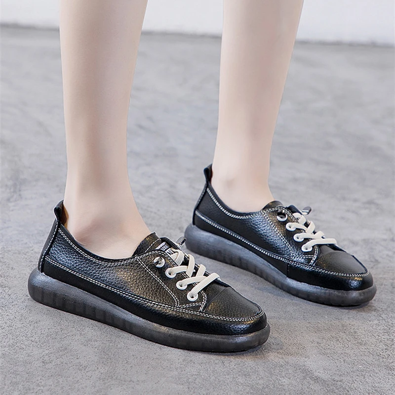 

High Quality 2021 New Woman Spring Autumn Lace Up Sneakers Casual Shoes Female Version Shoes