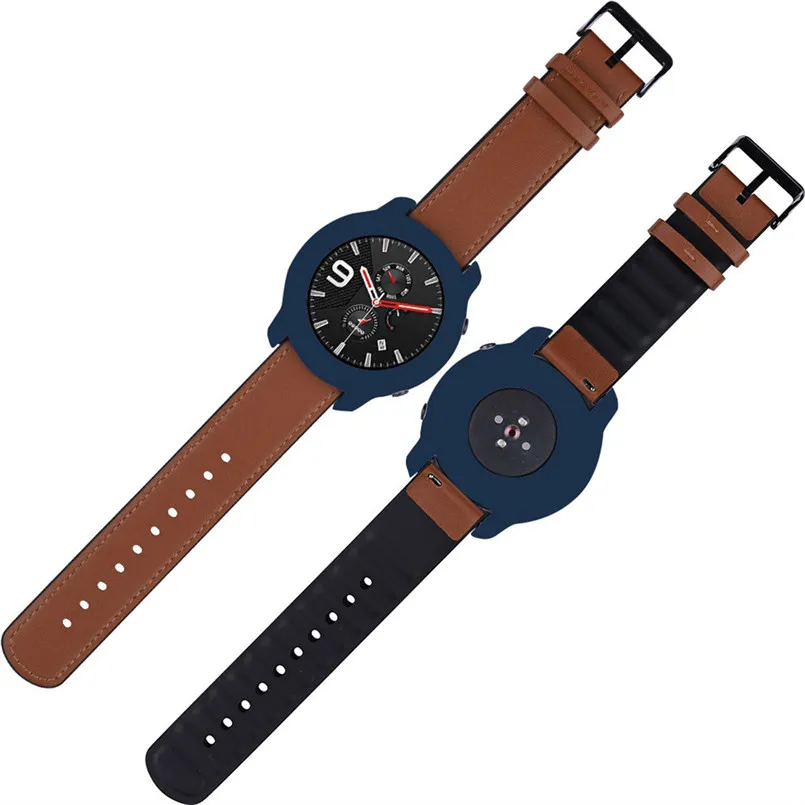 Для Amazfit GTR Чехол Мягкий ТПУ полный Чехол защитный бампер Рамка протектор для Xiaomi Huami Amazfit GTR 47 мм аксессуары для часов