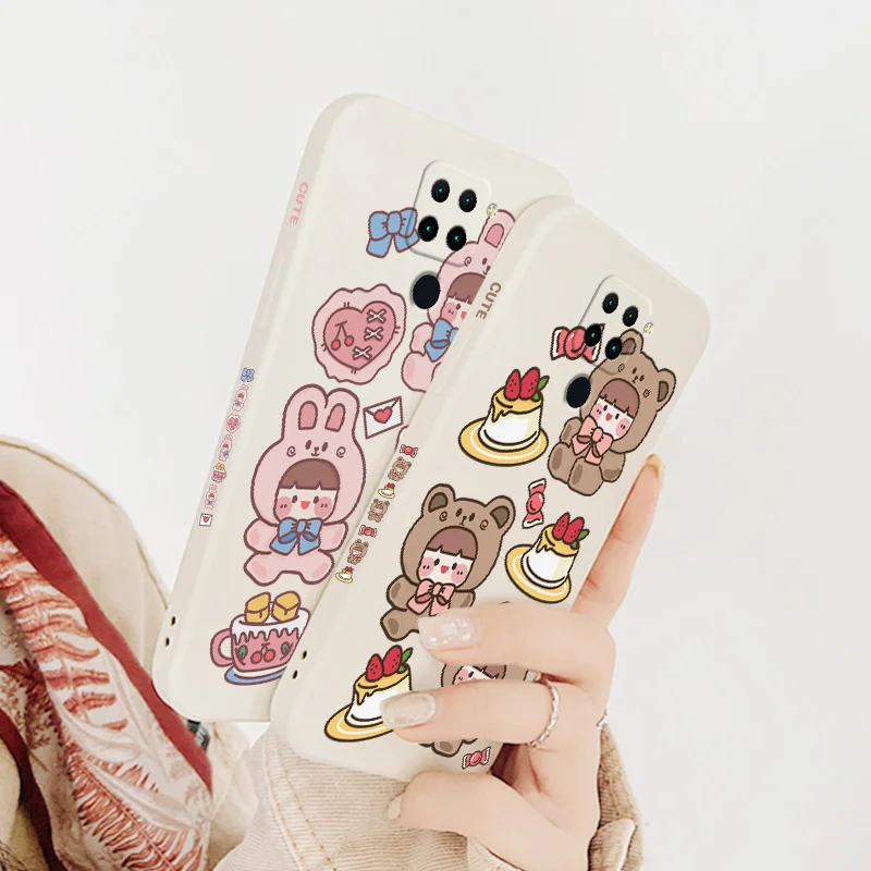 

Cherry Ice Cream Phone Case For Xiaomi Redmi Note 10 10S 9T 9 8 7 Pro MAX Redmi 9 9A K40 K40pro K30 K20 Liquid Silicone Cover