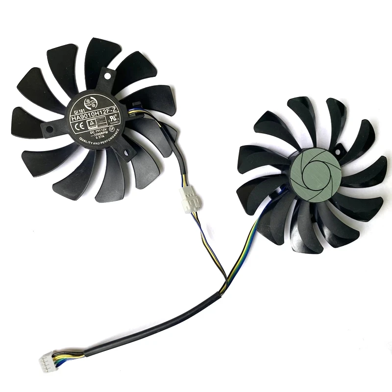 

NEW 2PCS 85MM 4PIN HA9010H12F-Z GPU Fan，For MSI GTX 1060 OC 6G GTX 960 P106-100 P106 GTX1060 GTX960 Cooler Fan Replacement