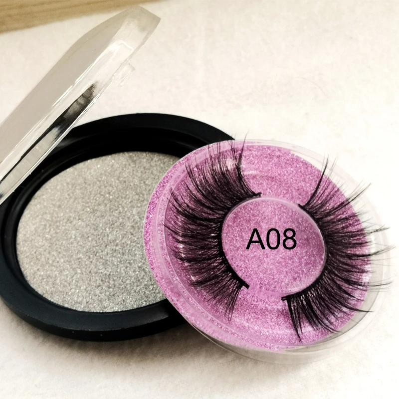 Женский день 3D Искусственные норковые ресницы натуральный ручной работы объем