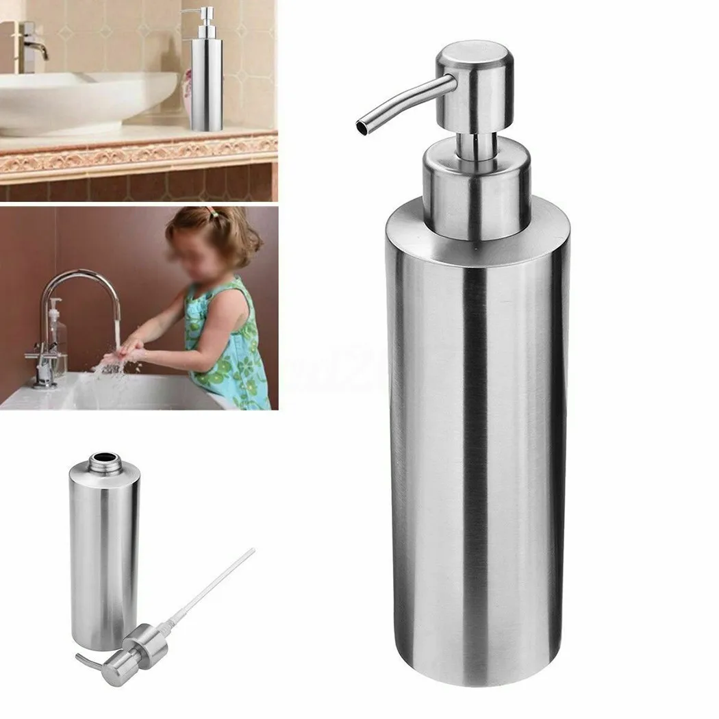 350ml Empty Bottle Foam Dispensers Kitchen Pump Bottle Refillable Round