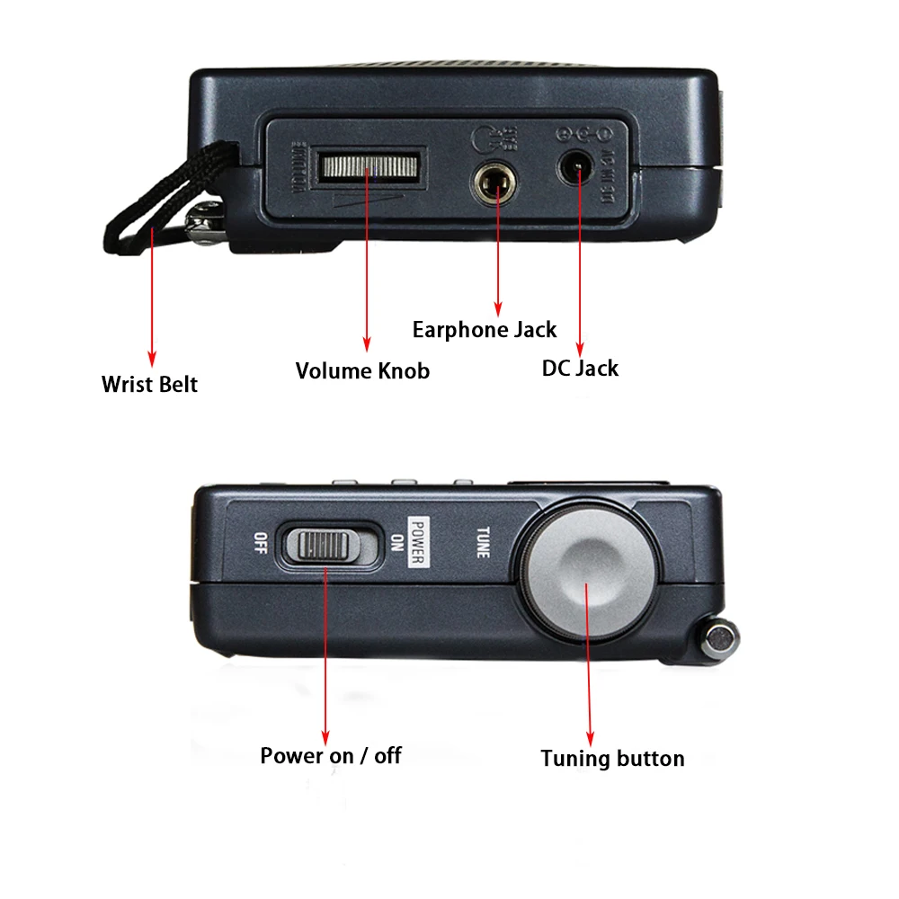Tecsun DR 920C радио FM MW SW 12 Band цифровой будильник приемник и подсветка портативный
