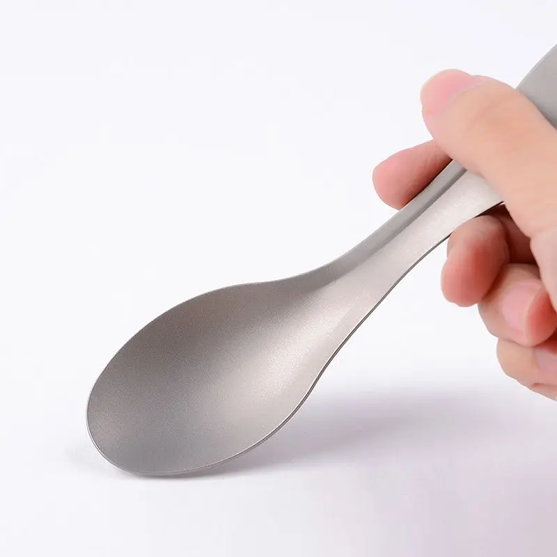 Чистый титан Открытый Кемпинг Пикник Туризм рюкзак для посуды Spork Ложка Вилка