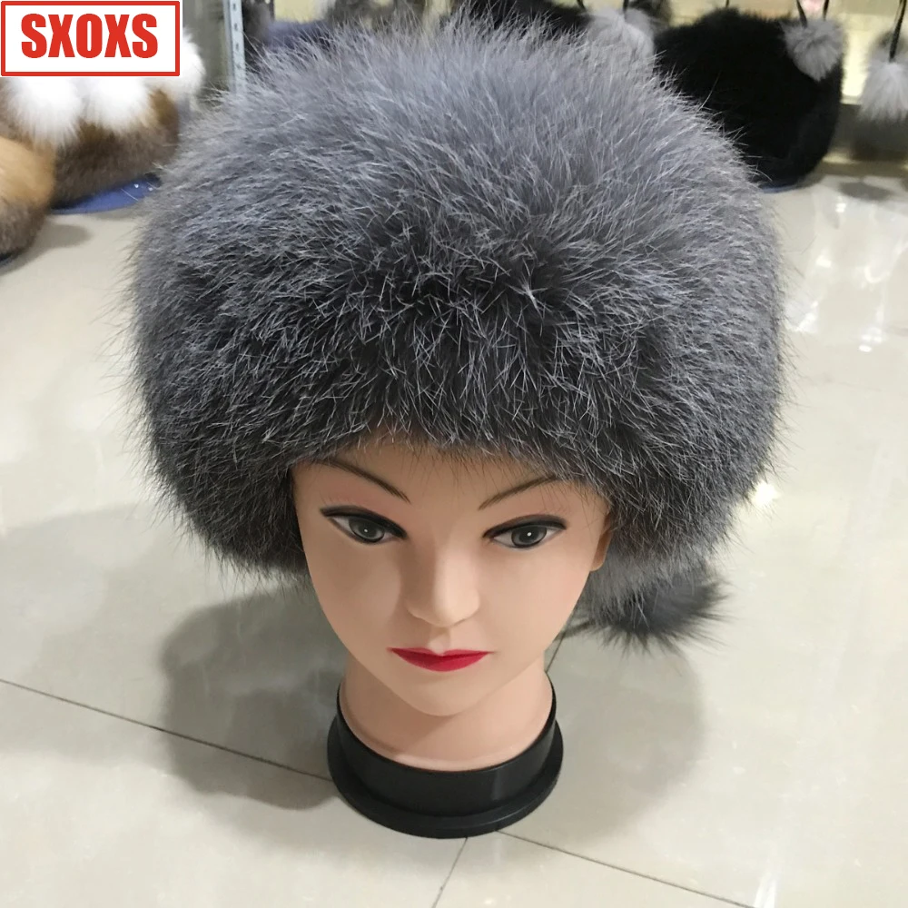 Новинка 2019 лидер продаж женская шляпа из 100% натуральной лисы шляпа|Женские