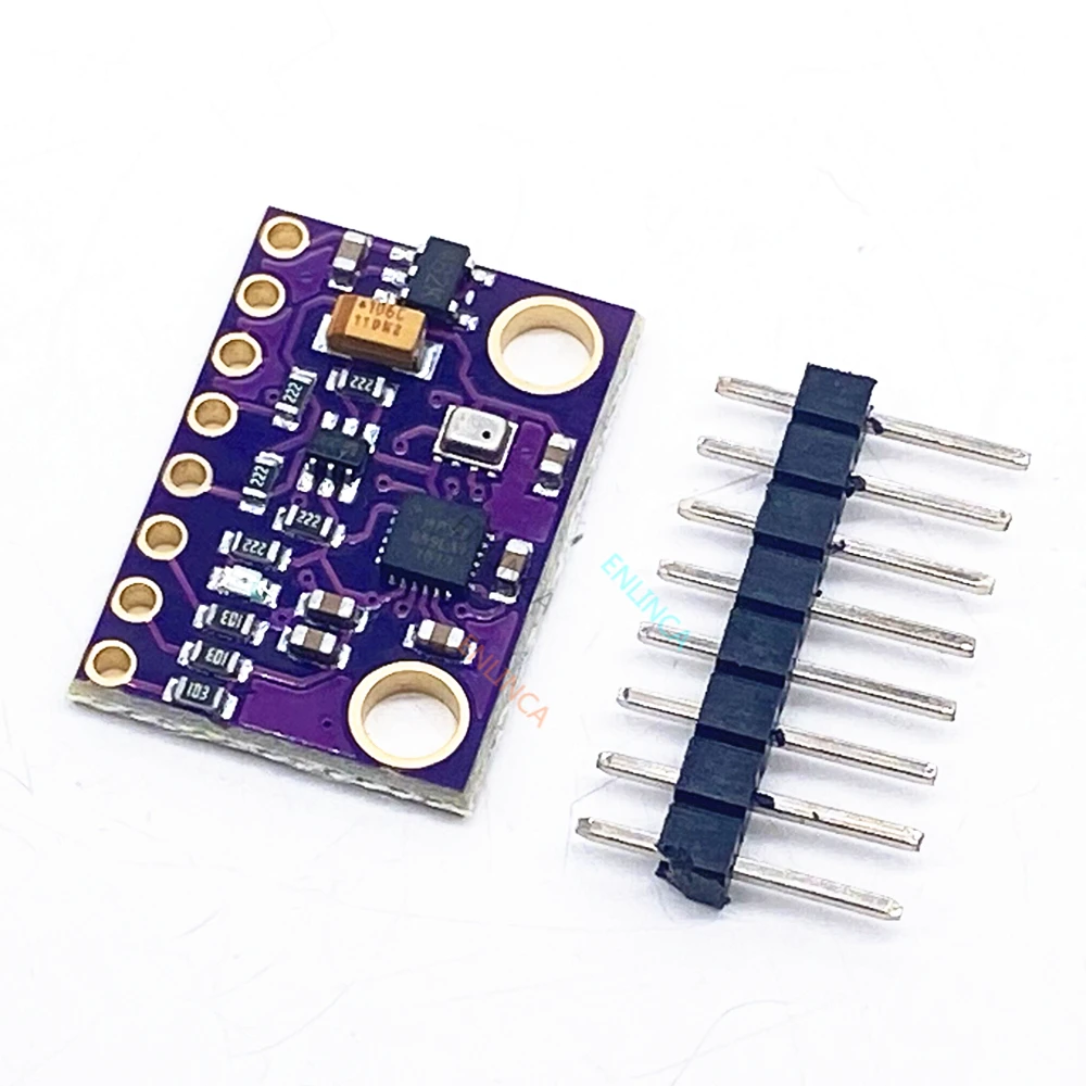 Фонарь управления MPU9250 BMP280 SPI IIC/I2C 10DOF модель ускорения фонарь датчика с 9 осями 3-5 В