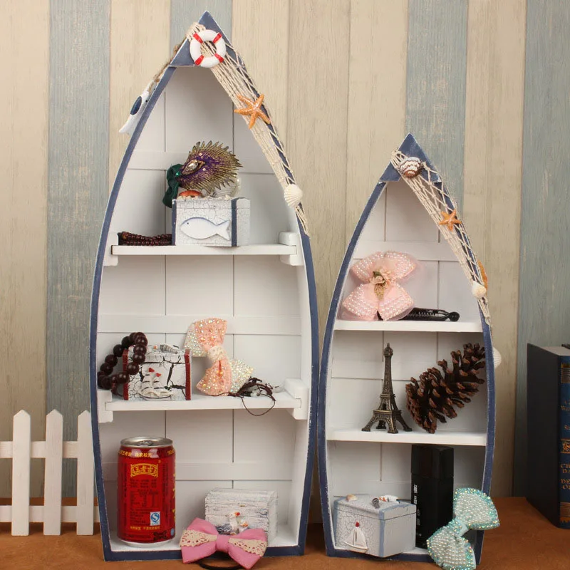 Деревянная полка для хранения корабля украшения гостиной держатели всякой