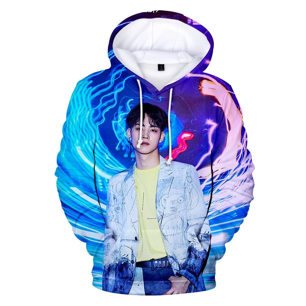 

GOT7 Print Fashion Street 3D Hooded Sweatshirt Men/Women 2019 Hot New Popular Popular Idol Men's Sunshine Men's Hoodie Xxs-4xl
