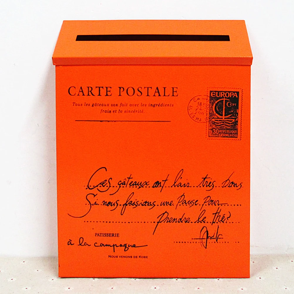 Почтовая коробка с буквами украшение для сада и дома на стену устойчивый к