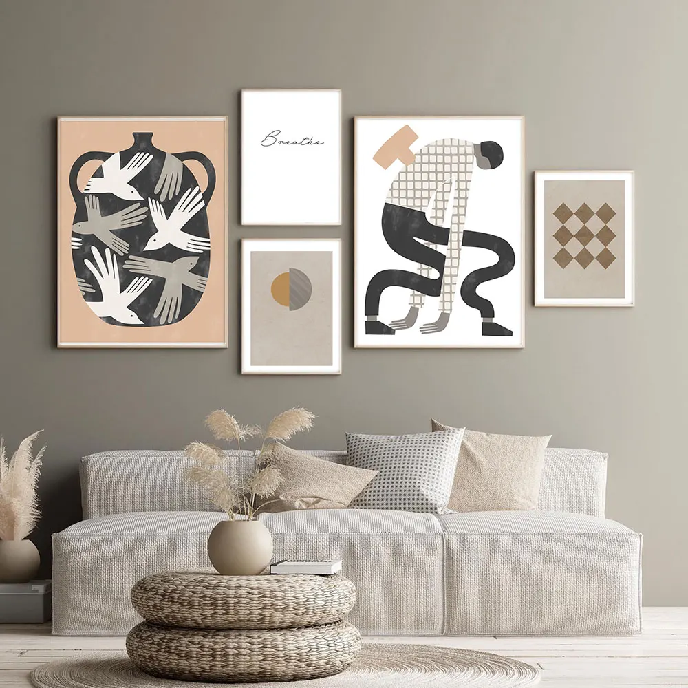 Настенное художественное полотно живопись потеря энергии птица ловушка