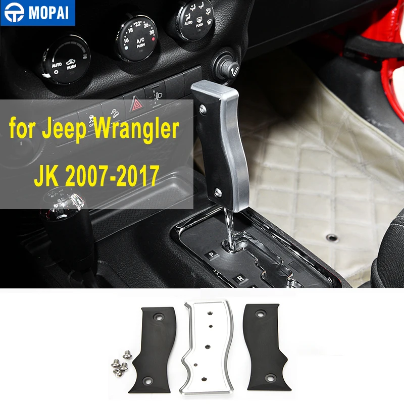 MOPAI ABS внутренняя Т-образная ручка переключения передач для Jeep Wrangler/Cherokee/Патриот/Chrysler 300/300c Jcuv автомобильный Стайлинг - Название цвета: for wrangler jk