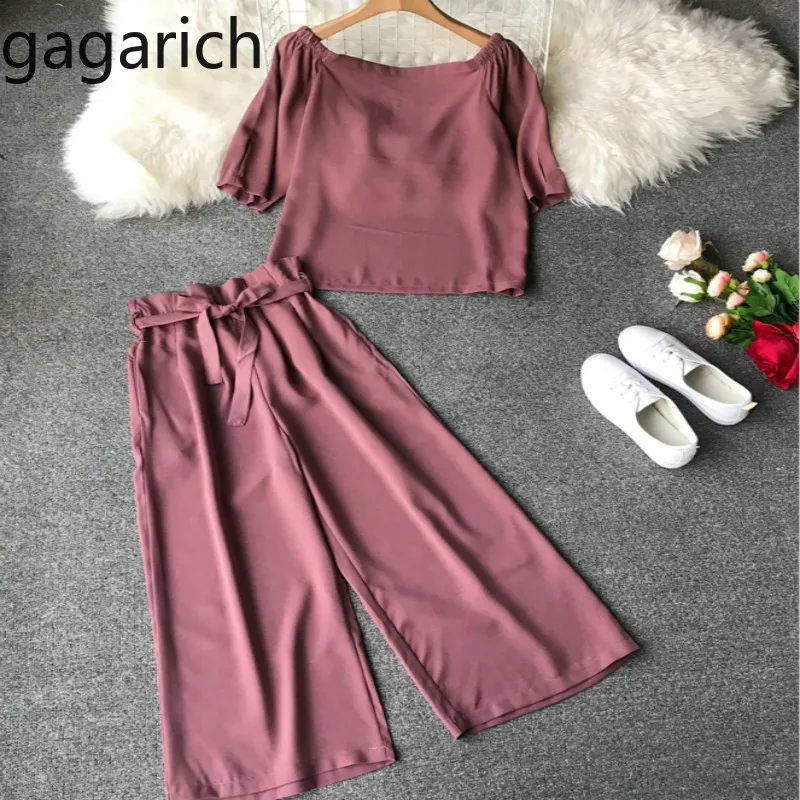 Gagarich женские весенне летние новые костюмы пикантные с открытыми плечами и