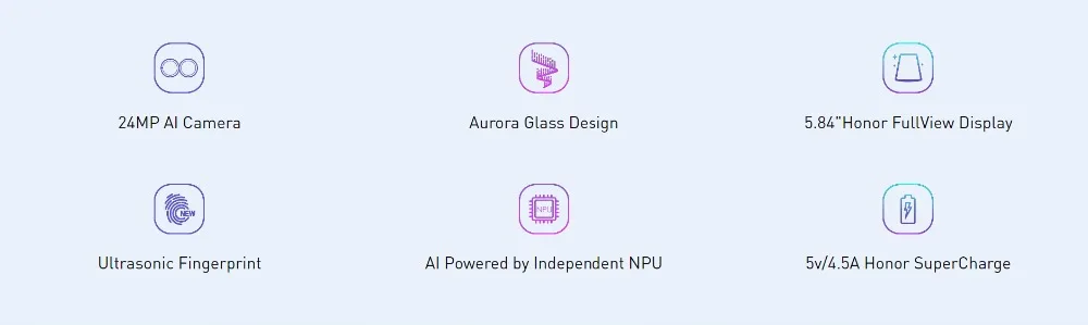 DHL Быстрая Honor 10 4G LTE мобильный телефон Kirin 970 Android 8,1 5,8" ips 2280X1080 6 Гб ram 128 ГБ rom МП NFC