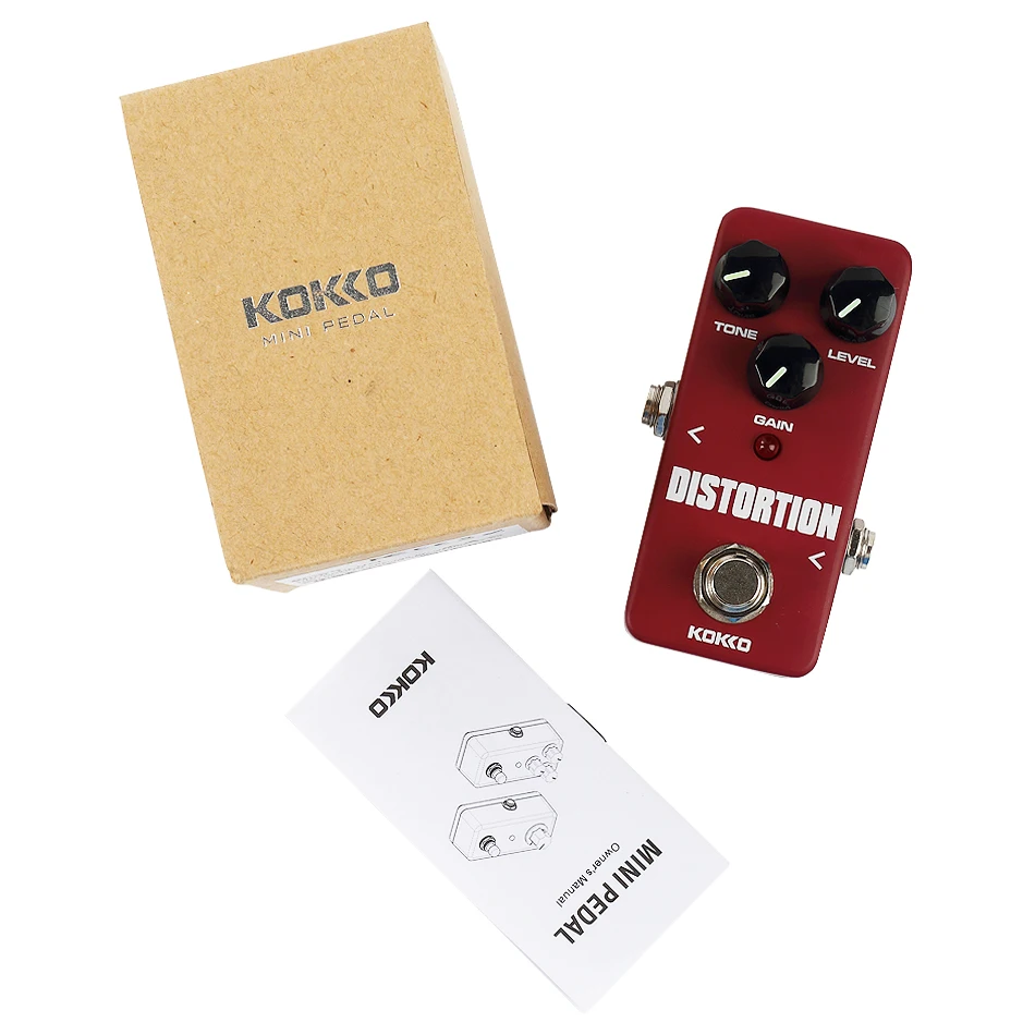 Мини-педаль для гитарных эффектов KOKKO FDS2 портативная педаль из алюминиевого
