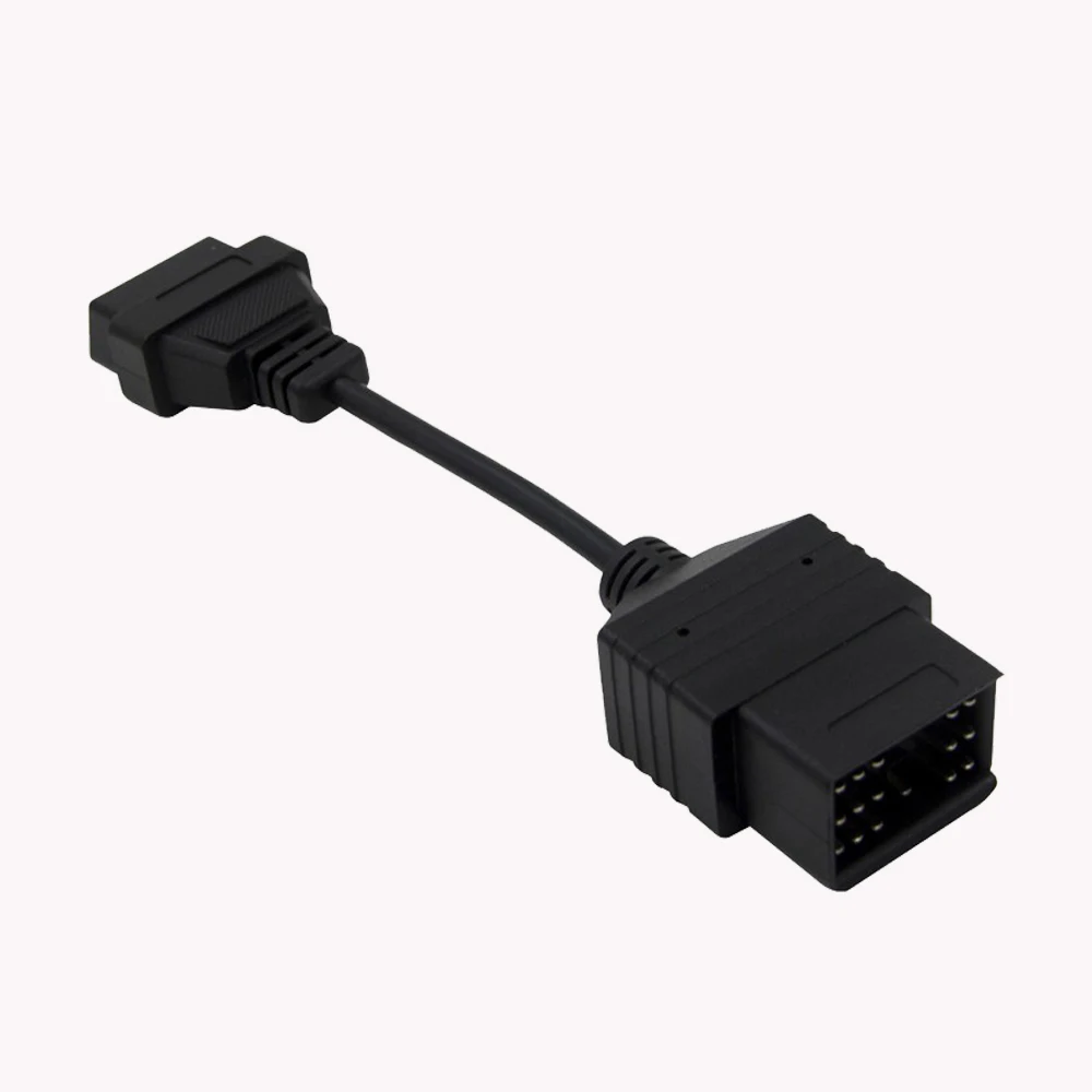 Аксессуары для кабеля OBD аксессуары Toyota 17 PIN к OBD2 16 Avensis T25 T27 /Rav4/Corolla E120/Yaris 2008|Кабели