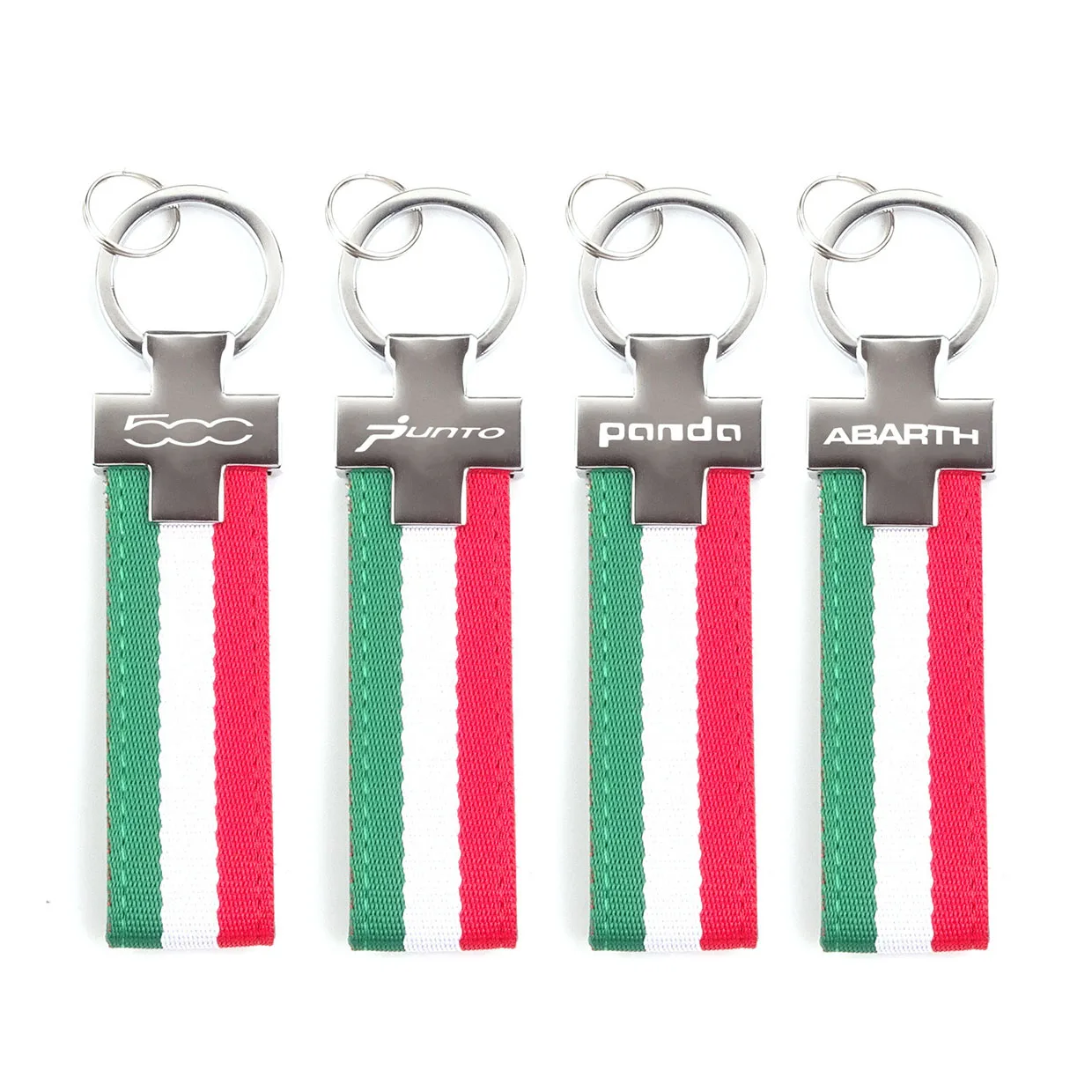 3D металлический автомобильный брелок с итальянским флагом кольцо для ключей