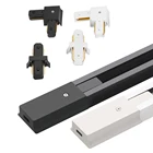 0,5 метр двухфазный толстые Алюминий железнодорожных путей светодиодный Трек Светильник Rail Универсальный рельсы светильник ing светильники с разъемом