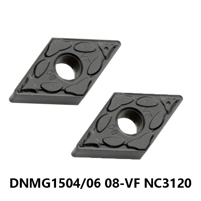 

Original Carbide Cutter Insert DNMG150408-VF DNMG150608-VF NC3120 DNMG 150408 150608 Lathe Tools Turning Tool for Steel