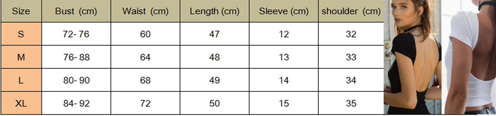 

Fashion Women Casual Backless Short Sleeve Solid Color T-shirt Tops Summer Bodycon Slim Knit Crop Top