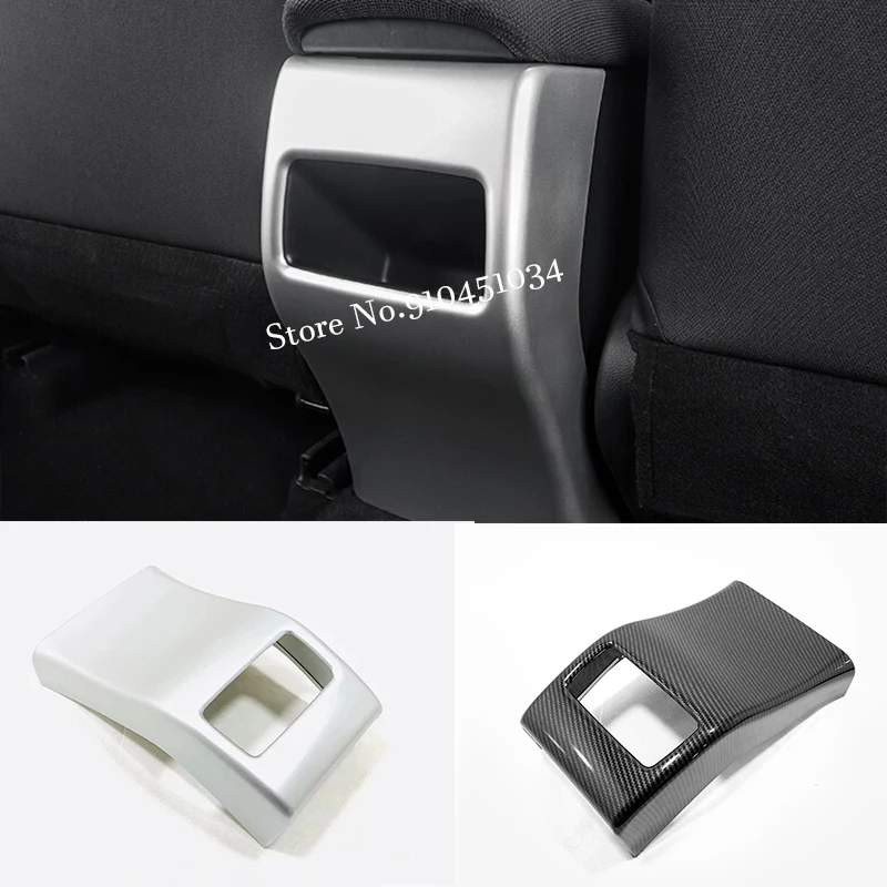 

Rear back row guard kicking frame cover trim ABS matte/Carbon fiber Car Styling Accessories for Toyota corolla E210 2019 2020