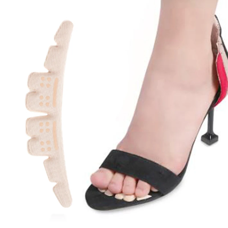 

1Pair Women Anti-Wear High Heels Non Slip Insole Forefoot Cushion Inserts Shoe Anti Slip Soft Breathable Sticker 10.8*2.2cm