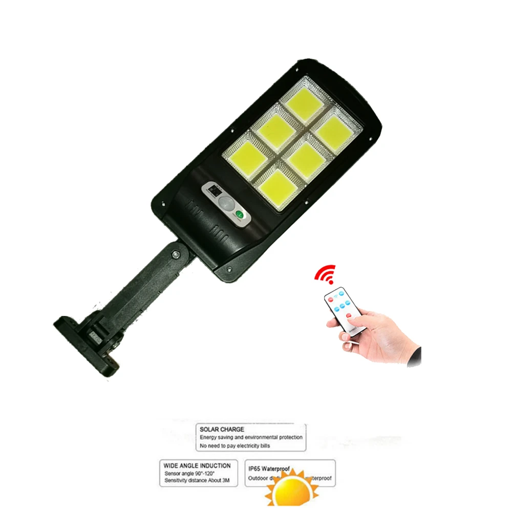 Солнечный светильник уличный 120 светодиодный Водонепроницаемый движения Сенсор