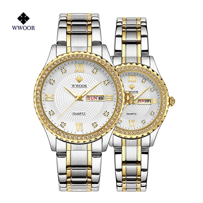 Часы для пар 2020 мужские часы лучший бренд Роскошные Кварцевые женские наручные