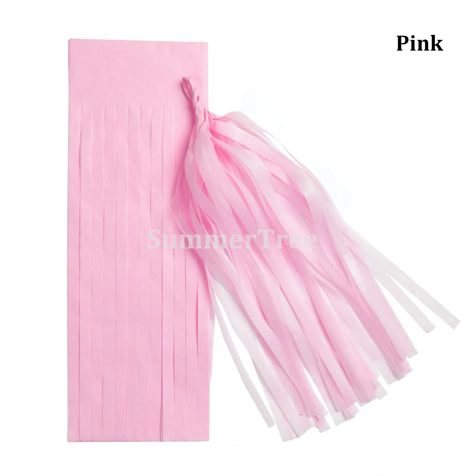 Бумажная гирлянда с кисточками 5 шт.