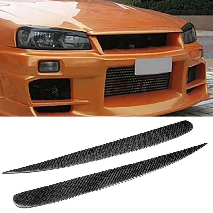 2 шт. карбоновые фары для бровей реснички на подходят Honda S2000 AP1 AP2 SPORT 2000-2009