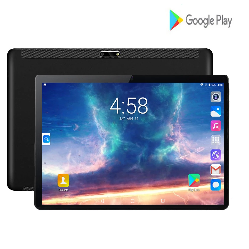 2020 Google Android планшеты 10 дюймов 1280*800 IPS стекло большой экран 8.0MP задняя камера Wifi 3G