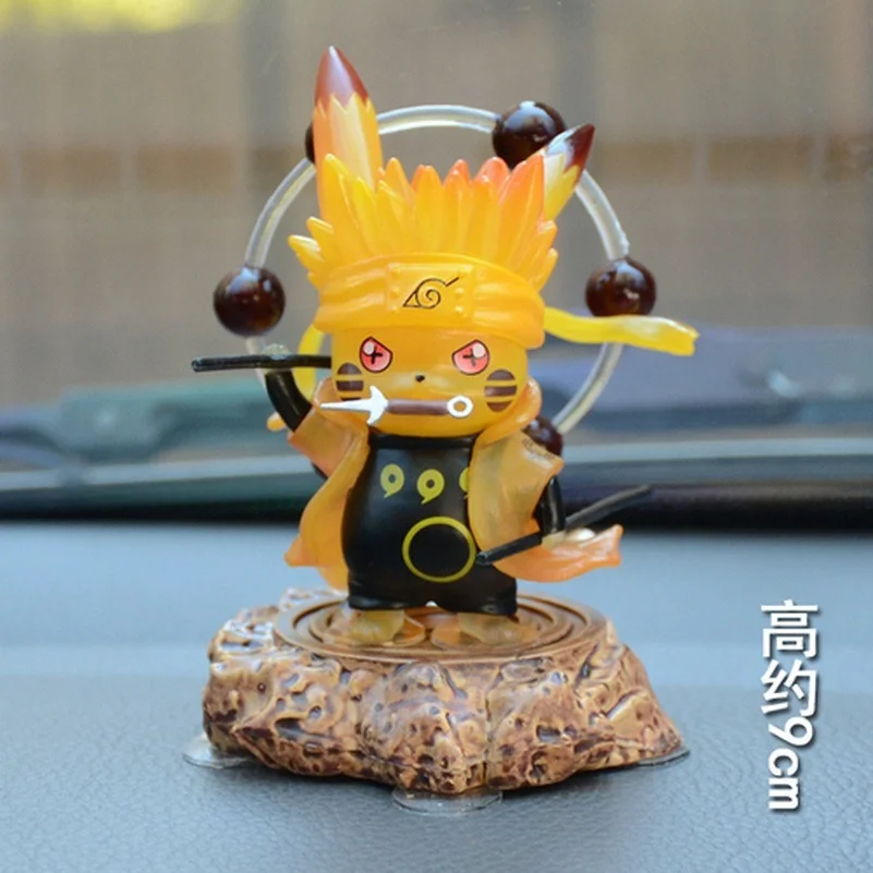 TAKARA TOMY Cos Narutoes Железный человек фигурка героя Покемон Пикачу автомобильные