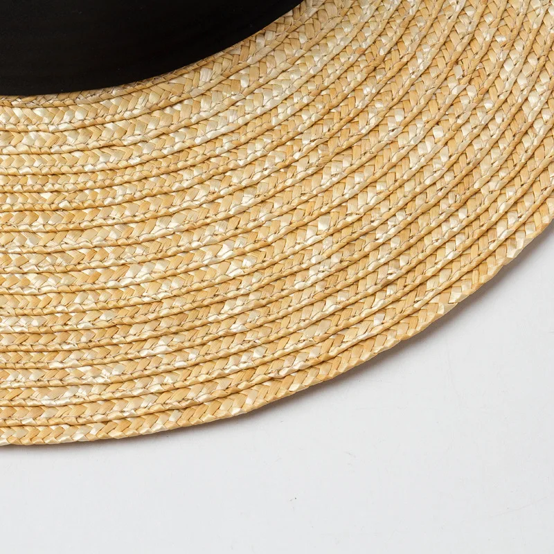 Шляпа USPOP женская с бантом Соломенная пляжная Панама широкими полями лето |